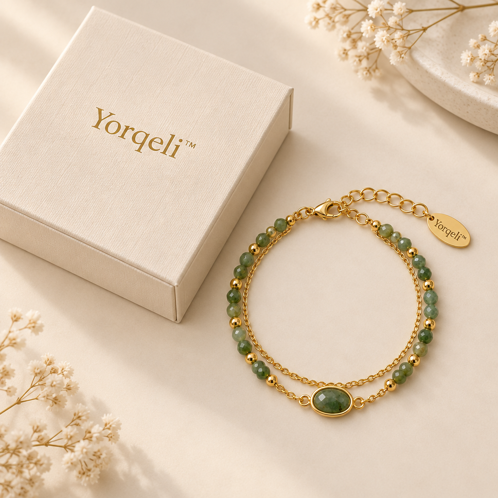 Yorqeli™ TerraLayer Double-Layer Natural Stone Bracelet image 2