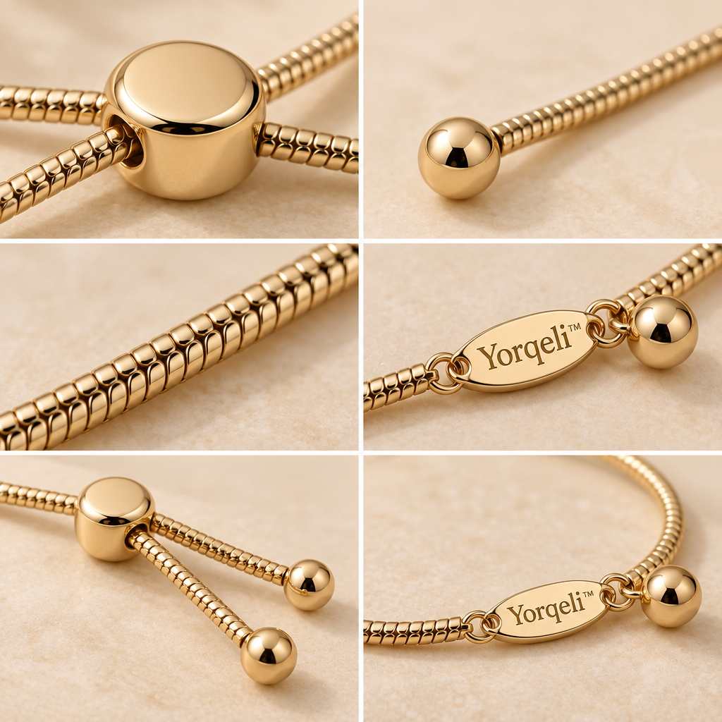 Yorqeli™ SilkenFlex Adjustable Snake-Chain Bracelet image 4