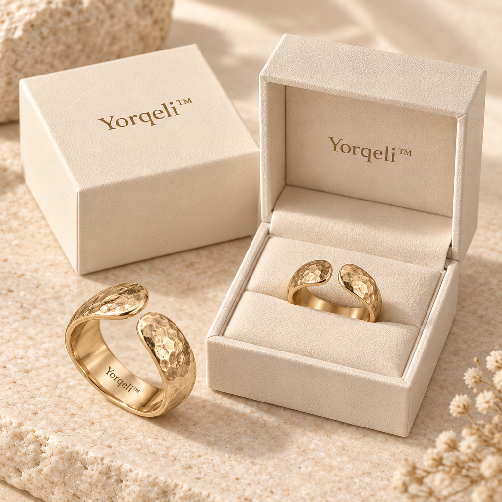 Yorqeli™ RelicTexture Vintage Textured Open Ring image 5